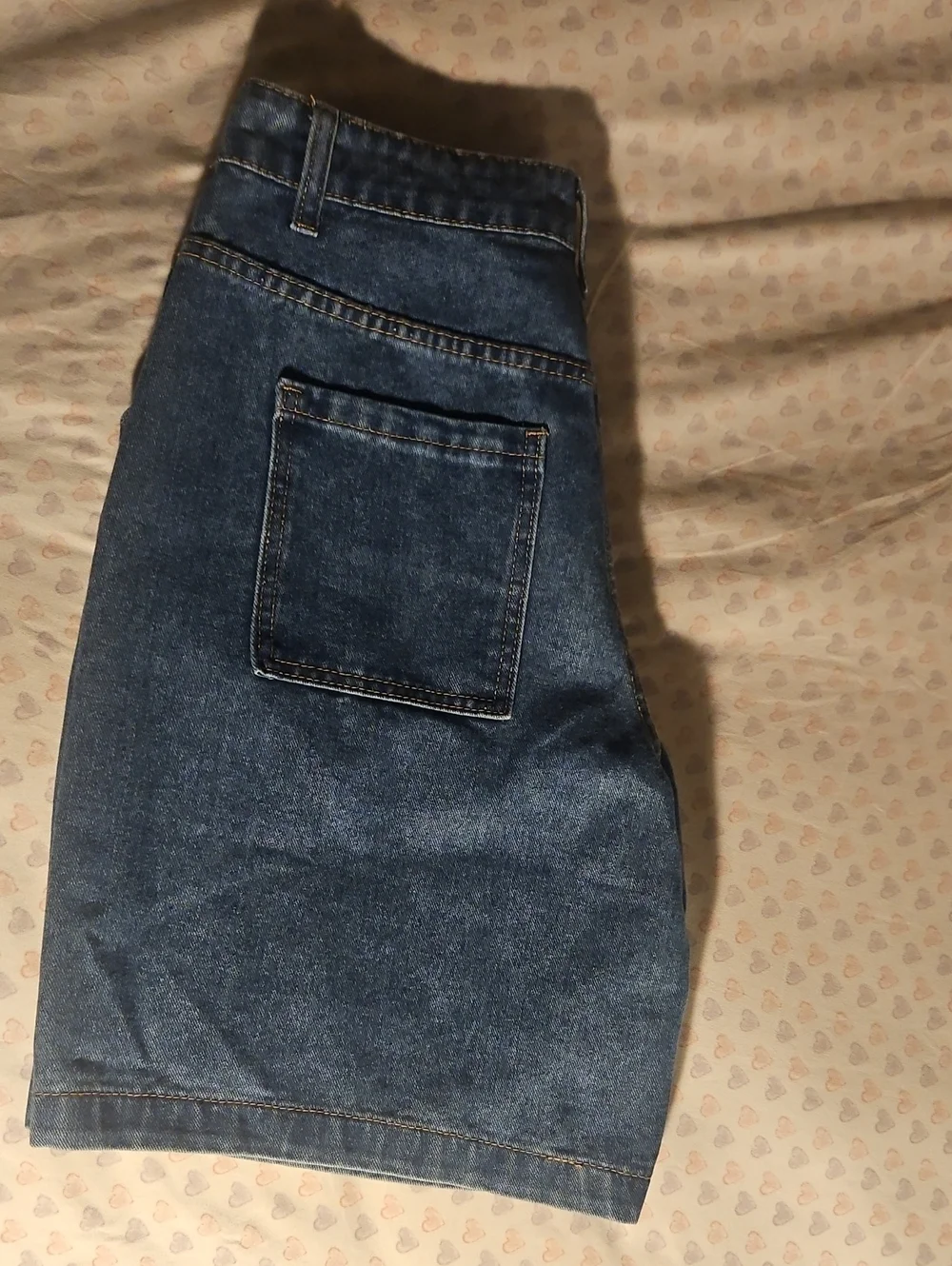 Men's Classic Blue Denim Jean Shorts